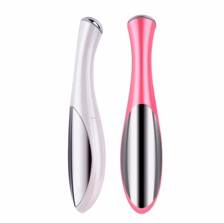 Beauty Care Mini Massage Device Pen Type Electric Eye Massager Facials Vibration Thin Face Magic Stick Anti Bag Pouch