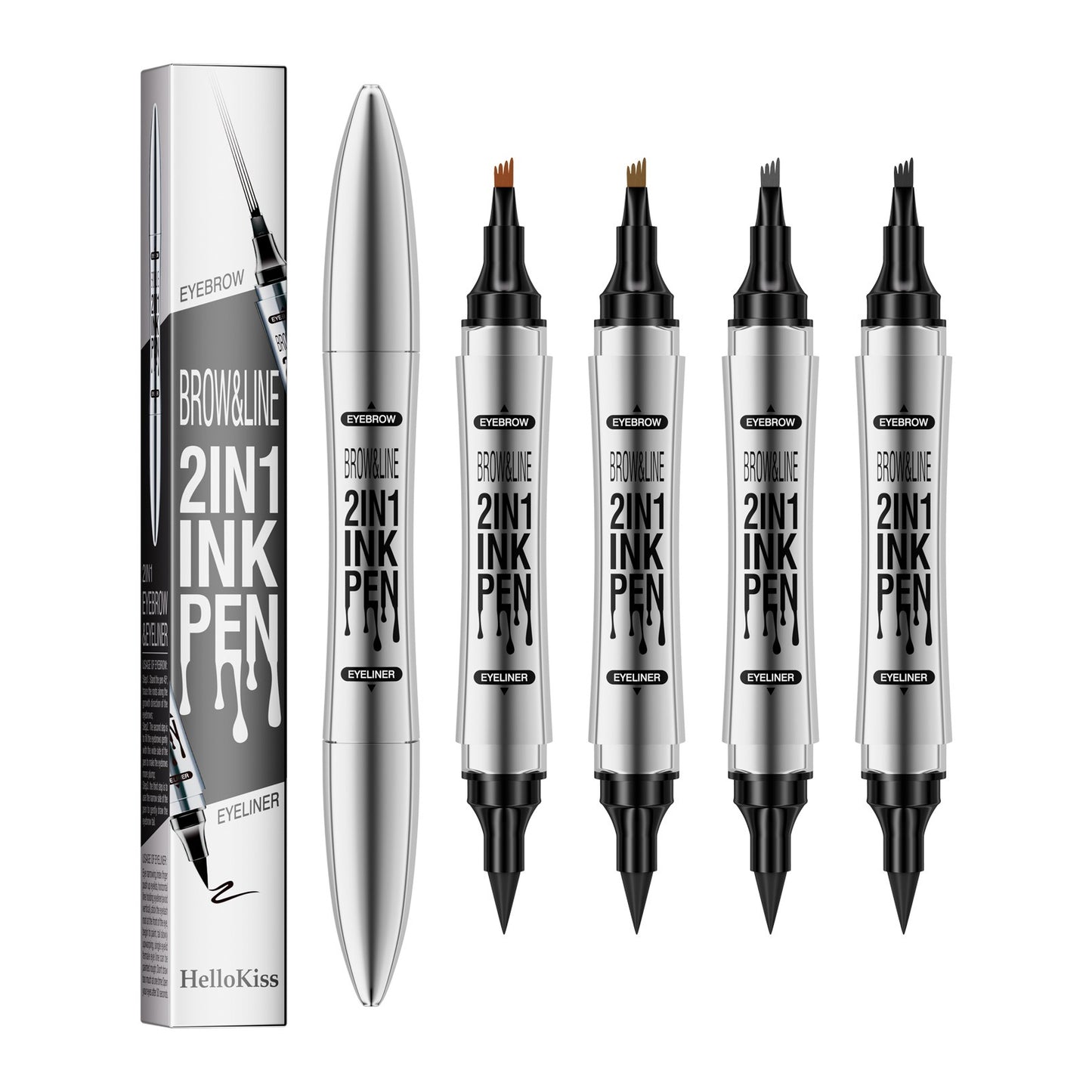 Hellokiss Eyeliner and eyebrow pencil 2 in 1