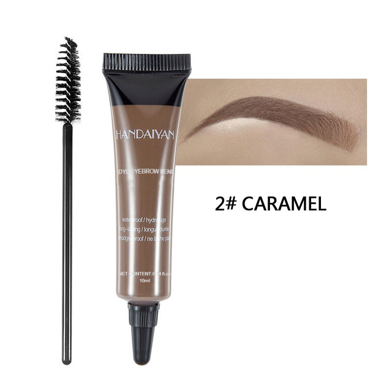 Handaiyan Styled Eyebrow Gel Waterproof and Non Halogenic Liquid Eyebrow Dyeing Cream Wild Eyebrow Holder