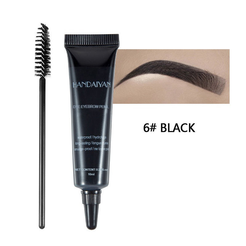 Handaiyan Styled Eyebrow Gel Waterproof and Non Halogenic Liquid Eyebrow Dyeing Cream Wild Eyebrow Holder