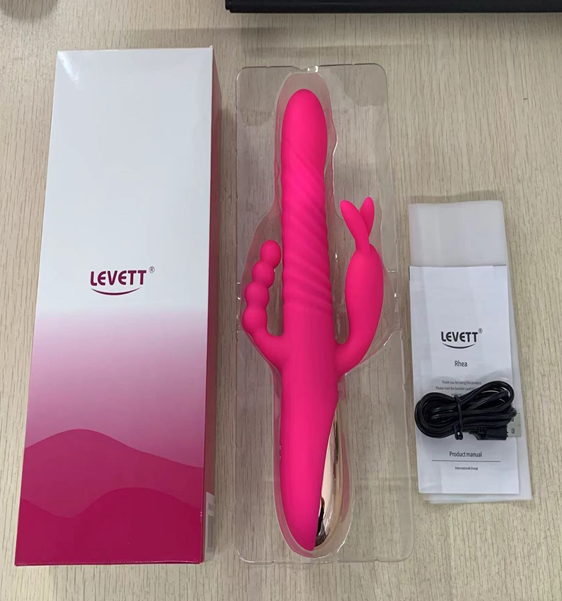 FUN MATES Rabbit Vibrator 3 in 1 Dildo Vibrator