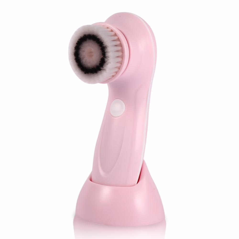 USB Rechargeable Electric Wash Brush Face Spa Cleaner Rotating Pore Blackhead Acne Remover Deep Cleansing Soft Massager Brushes