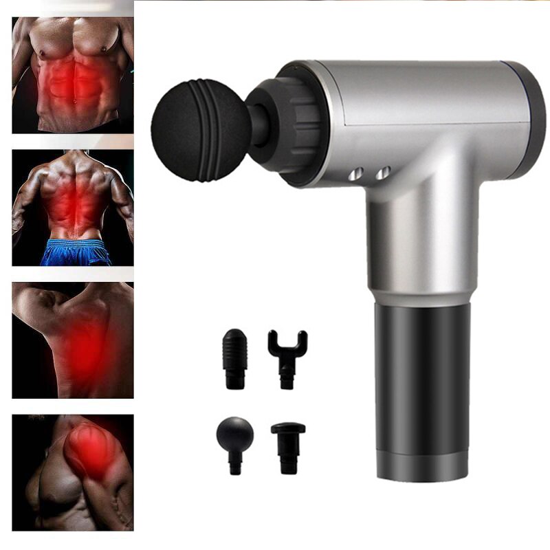 Massage Gun Muscle Massager Muscle Pain after Training Exercising Body Relaxation Slimming Shaping Pain Relief - ultrsbeauty