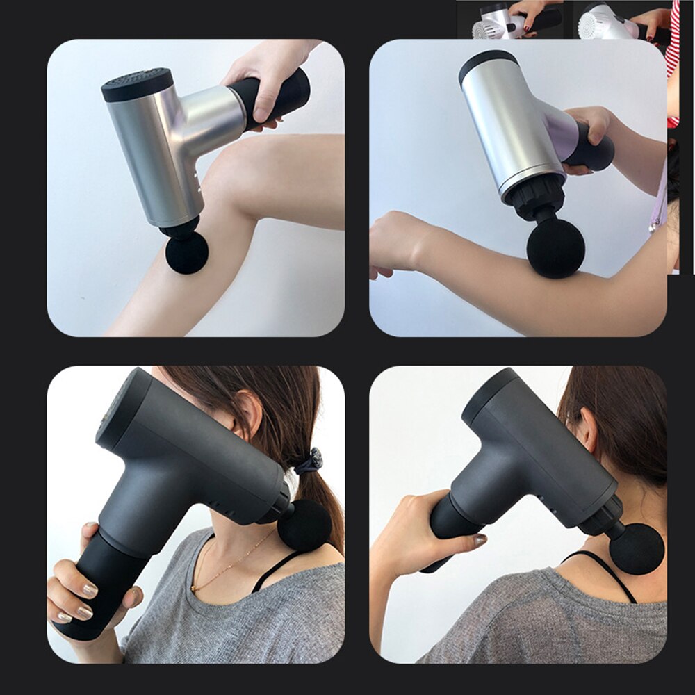 Massage Gun Muscle Massager Muscle Pain after Training Exercising Body Relaxation Slimming Shaping Pain Relief - ultrsbeauty