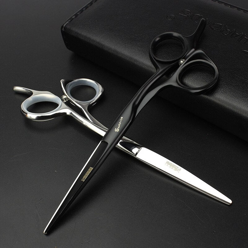 5.5 / 6 / 6.5 inch Japanese 440c professional hairdressing hair scissors Barber Styling Designer Barber - ultrsbeauty