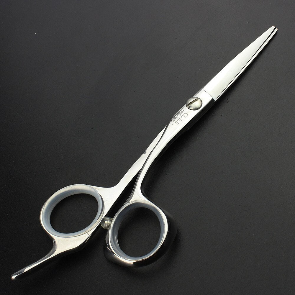 Black Silver High Hardness Japan 440c Steel 5.5/6/6.5 Inch Cutting Scissors Professional Hairdresser Scissors Hair Scissors - ultrsbeauty