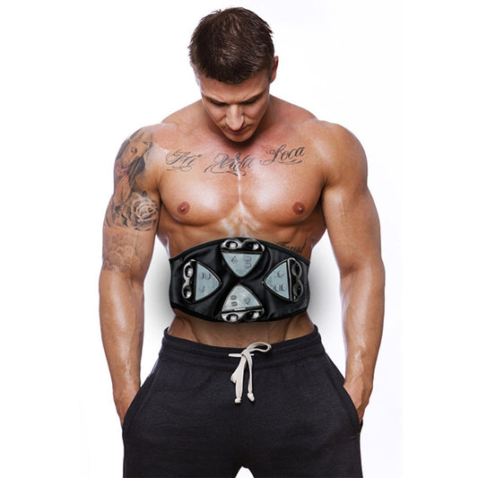 EMS Wireless Muscle Stimulator Trainer Smart Fitness Abdominal Training Electric Weight Loss belt Body Slimming 4 Controllers - ultrsbeauty