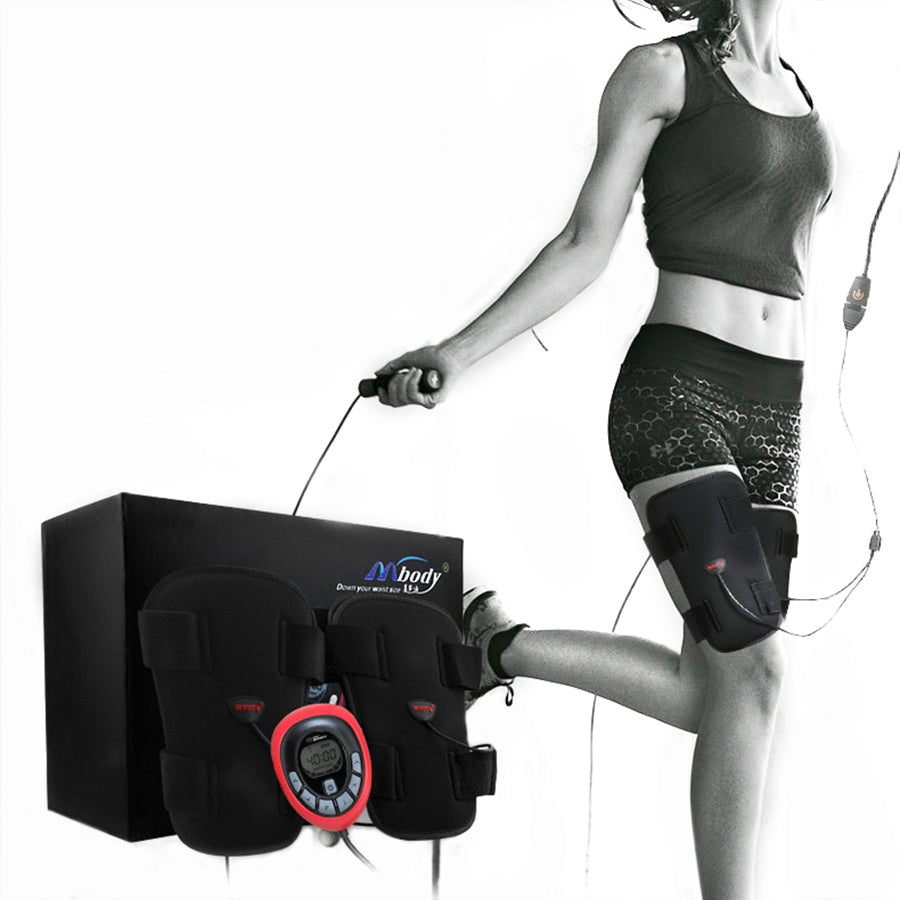 Electric Rechargeable EMS Leg slimming thighToning Belt 150 Intensity ABS Female thigh Toner Slimming Legs Belt for women - ultrsbeauty