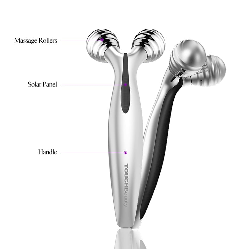 Facial Roller with 70 degree V-shaped Lifting Device - ultrsbeauty