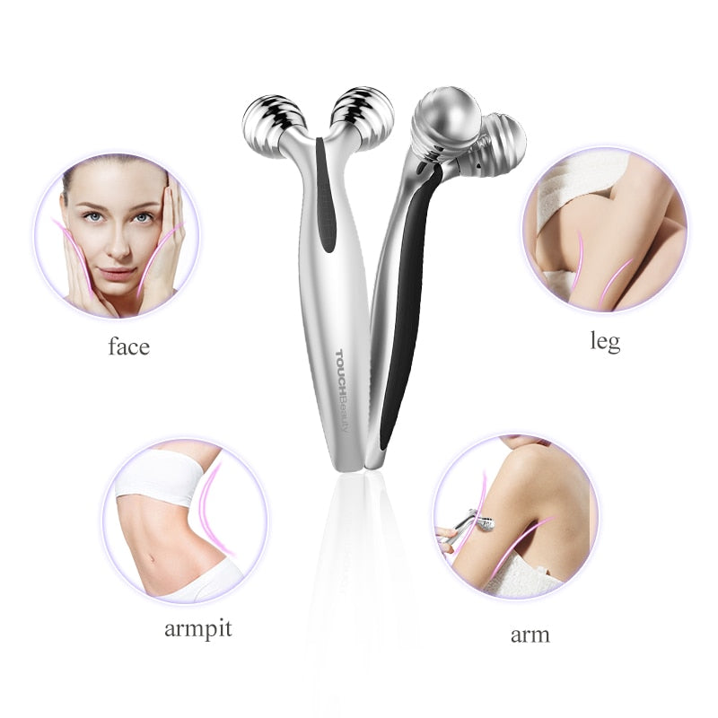 Facial Roller with 70 degree V-shaped Lifting Device - ultrsbeauty