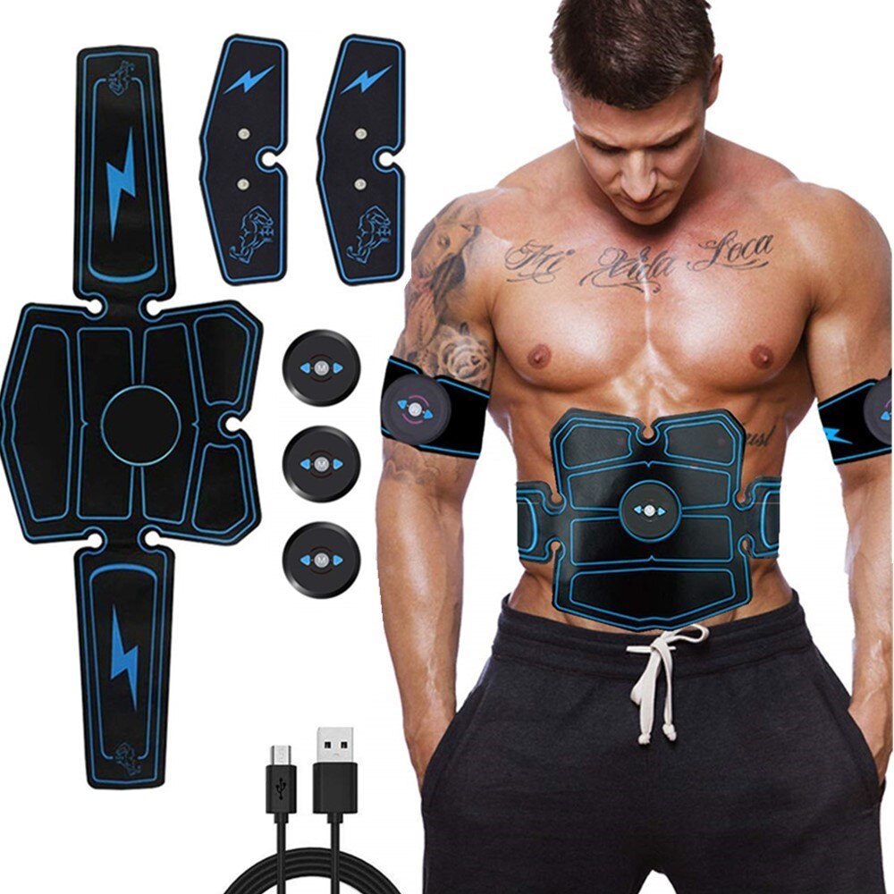 Abdominal Muscle Trainer Waist Belly Muscle Stimulator Muscle Strength Machine Body Slimming Shaper Massager Exercise Machine - ultrsbeauty