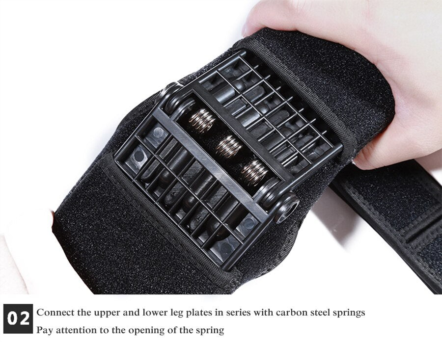 Knee protector knee brace support Breathable Non-slip Power Lift Support knee brace Powerful Rebound Spring Force kneepads - ultrsbeauty