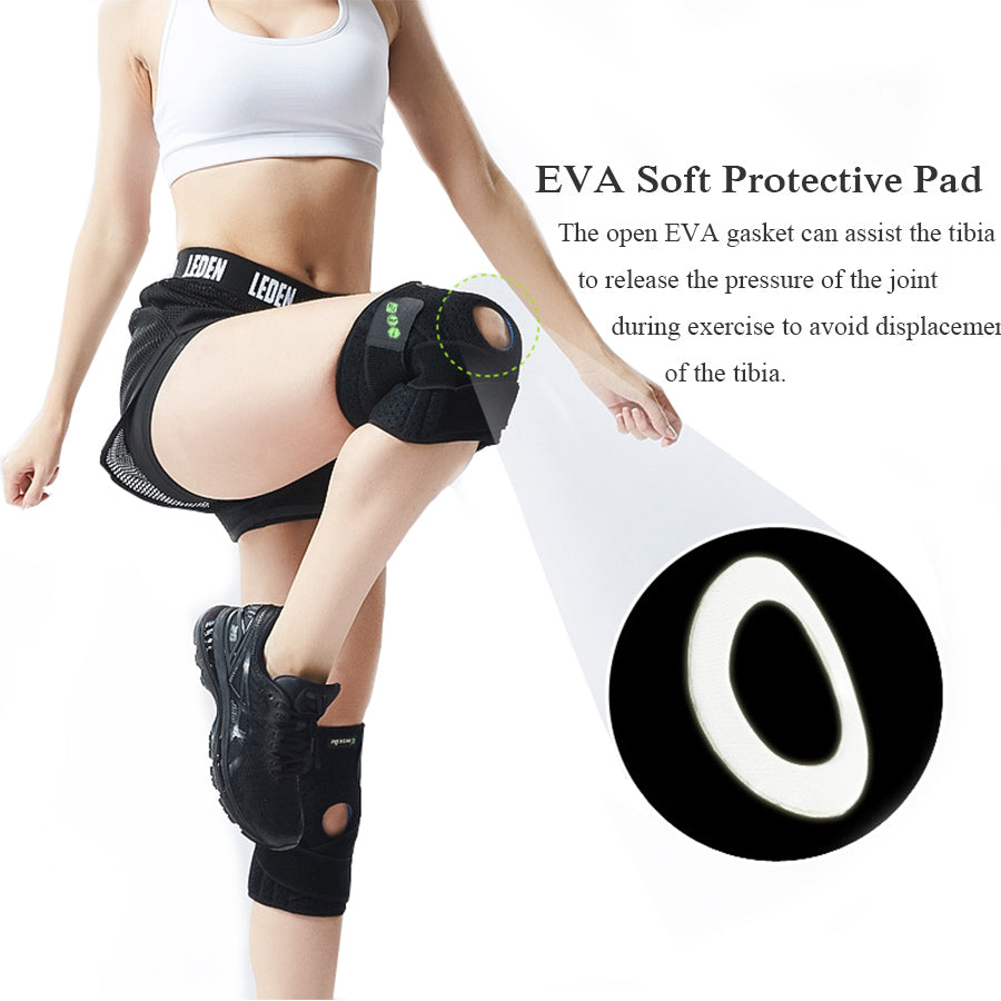 Adjustable Knee Protector Bandage Pressurization Silicone Knee Pads Professional silicone anti-skid Wrap Knee Brace Support - ultrsbeauty