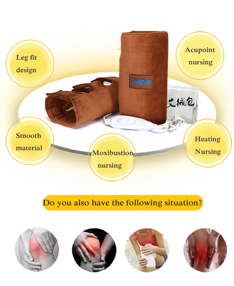 Kneepad Electric Heating Knee Protector Warm Knee Pads Hot Heating moxibustion KneeTherapy pad Warm Knee Support - ultrsbeauty