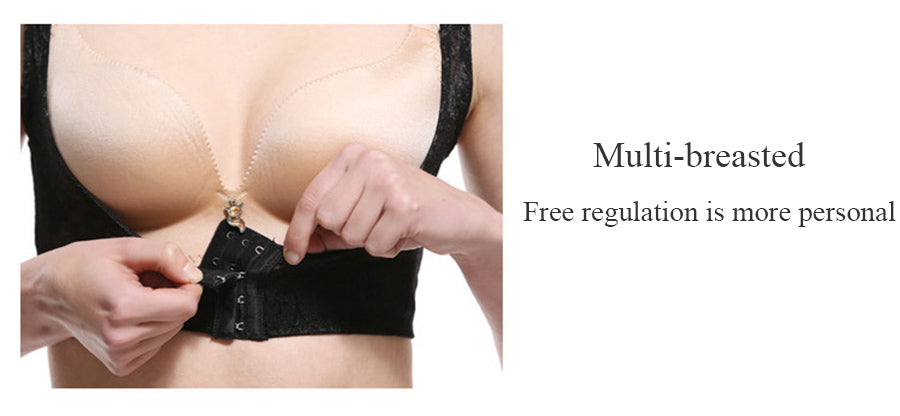 Back Posture Corrector for Women Chest Brace Up Prevent Humpback Breathable Lace Vest Corset S/M/L/XL/XXL - ultrsbeauty