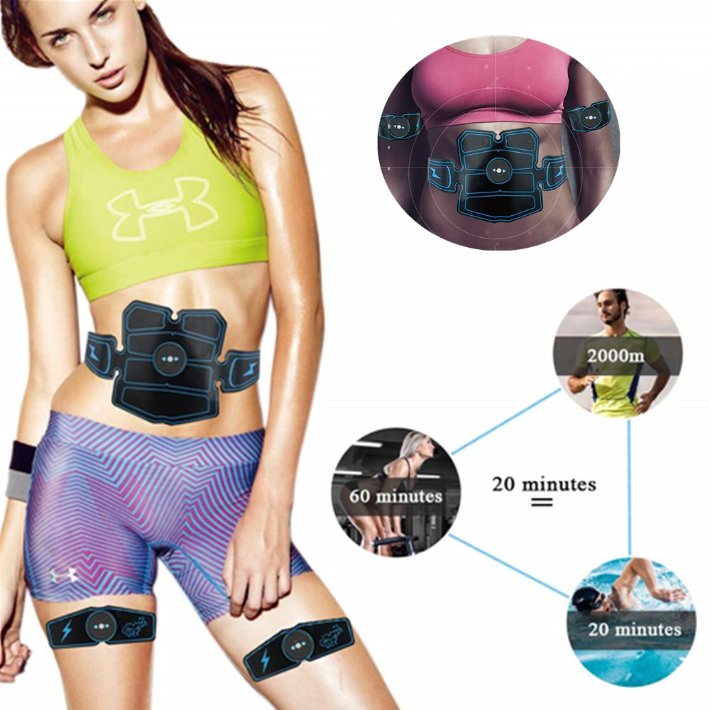 Abdominal Muscle Trainer Waist Belly Muscle Stimulator Muscle Strength Machine Body Slimming Shaper Massager Exercise Machine - ultrsbeauty