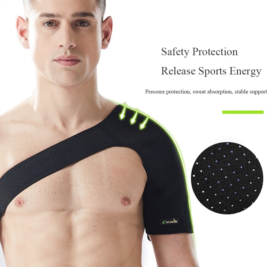 Adjustable Shoulder Protector Strap for Gym Working Out Sports Shoulder Support Men / Women Shoulder Brace Compression Support - ultrsbeauty