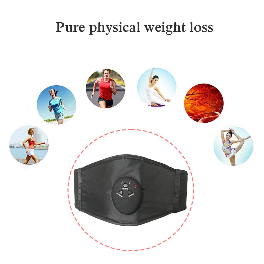 Slimming Body Massage belt ABS Abdominal Fitness Instrument Electronic Muscle Arm leg Waist Massager abdominal muscle sticker - ultrsbeauty