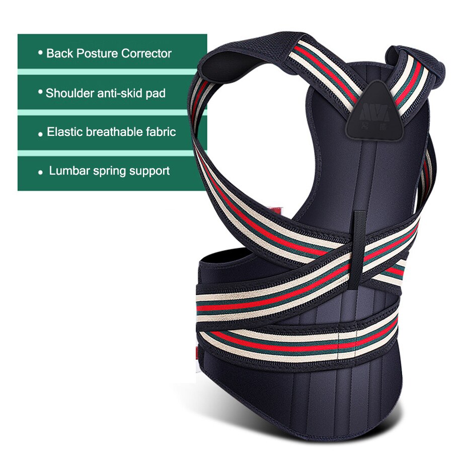 Brace Support Belt Adjustable Back Posture Corrector Clavicle Spine Back Shoulder Lumbar Posture Correction - ultrsbeauty