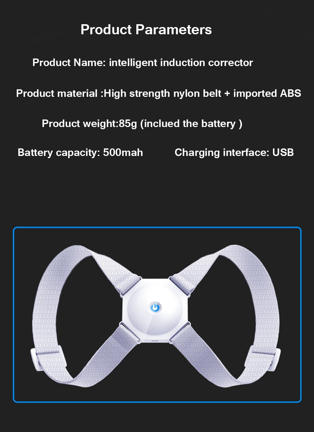 Smart Back Brace Posture Corrector Intelligent Inductive Adult Child Artifact Hunchback Correction Belt Office Sport Fitness - ultrsbeauty