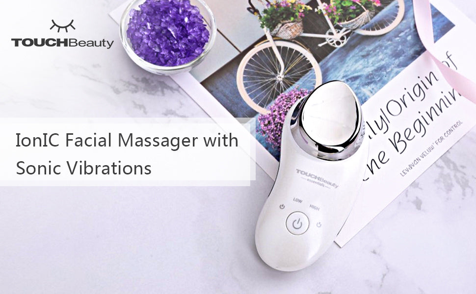 TOUCHBeauty Newly Mini Sonic Facial Massage Device, Ionic Infusion Face Vibration Deep Cleansing SPA Beauty Instrument TB-1681 - ultrsbeauty