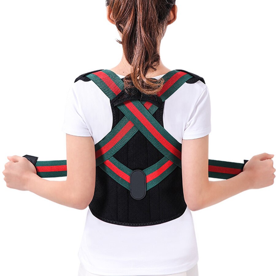 Back support posture corrector Back Posture Brace Clavicle Support Stop Slouching and Hunching Adjustable Back Trainer UNISEX - ultrsbeauty