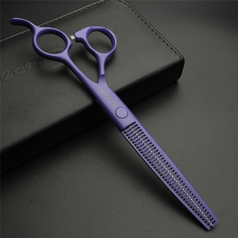 Professional hair scissors Thinning scissors 7 Inch 440C Simple Pet Scissors Cats and dogs Scissors Grooming shears tool - ultrsbeauty