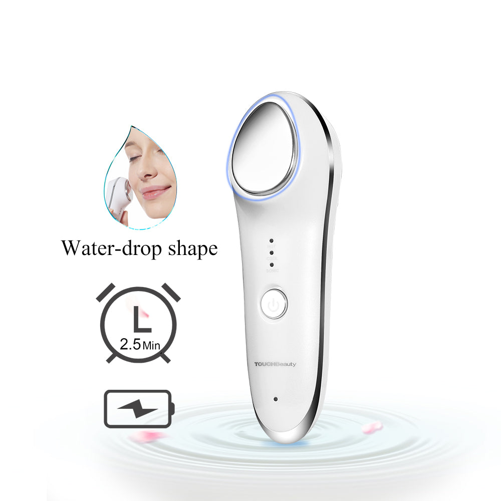 TOUCHBeauty Facial Massage Sonic Anti-wrinkle Skin Care Hot&Cold Anti-aging Facial Massager with Vibration Beauty Device TB-1389 - ultrsbeauty