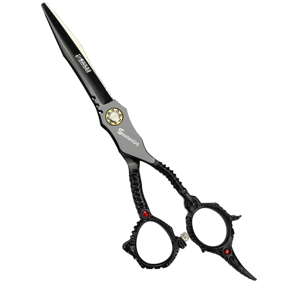 Professional Hairdresser's Scissors Japan 440c Hair Scissors Black Japan 440c Barber Shop Accessories Scissors - ultrsbeauty