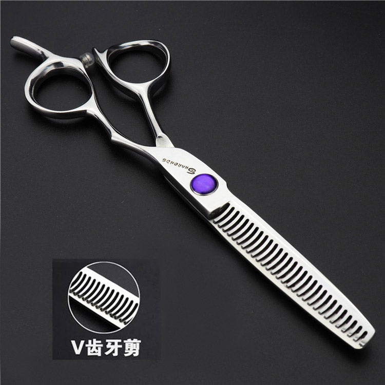 Barber cutting hair scissors for hairdressing 440c japanese steel haircut thinning shears - ultrsbeauty