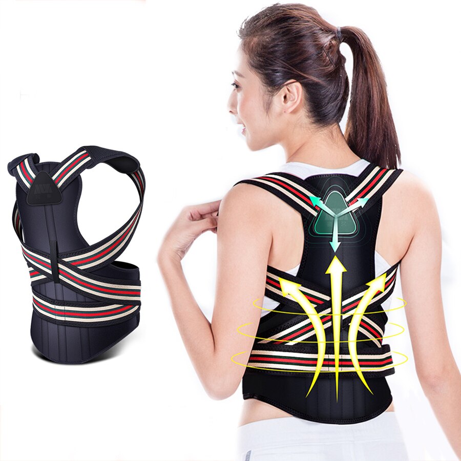 Brace Support Belt Adjustable Back Posture Corrector Clavicle Spine Back Shoulder Lumbar Posture Correction - ultrsbeauty