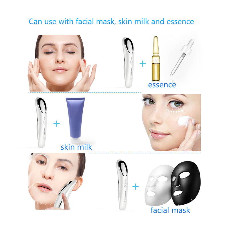 TOUCHBeauty Facial Massager,Sonic Vibration Face Massager Wrinkless Skin Care Device Deep Moisturizer Cleanser Face Skin TB-1666 - ultrsbeauty