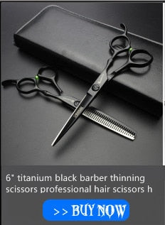 Professional 6-inch Japanese hair scissors high-end steamed bread crusher hair styling tools stainless steel thin scissors - ultrsbeauty