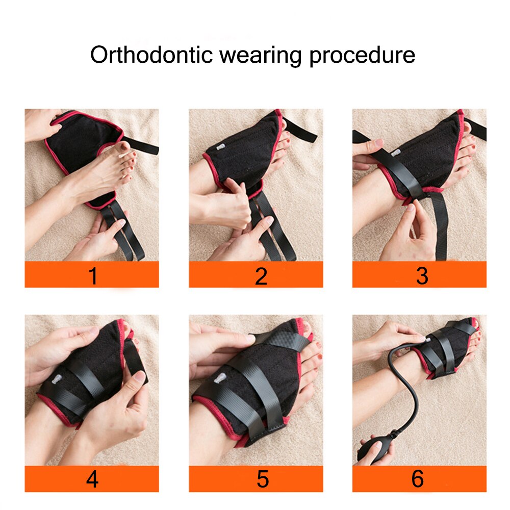 Pneumatic Bunion Corrector Toe Straightener Big Toe Splints Brace with Pneumatic Bag for Hallux Valgus Hammer Foot Pain Relief - ultrsbeauty