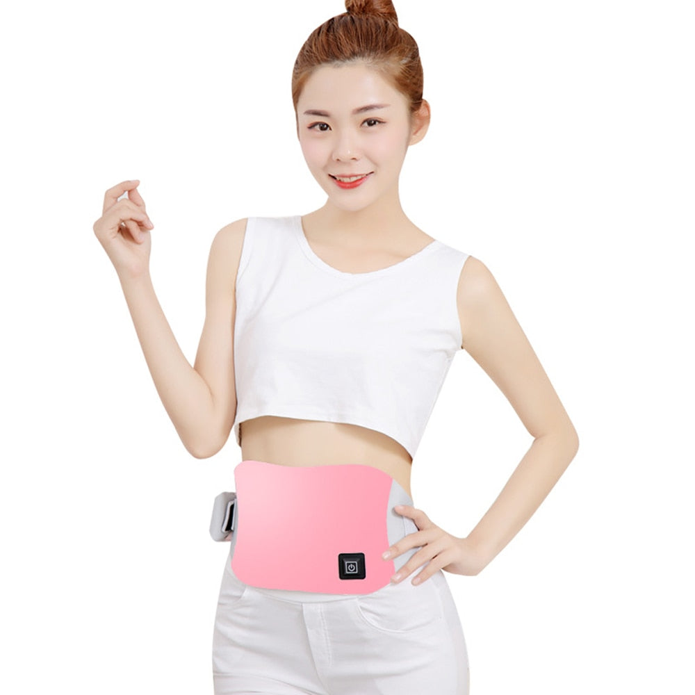 Washable Far Infrared wireless warm uterus belt Electric Heating Belt Lady Warm Palace Menstrual Stomachache Waist Pain Relief - ultrsbeauty