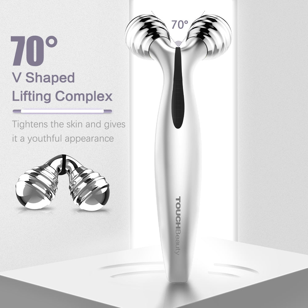 Facial Roller with 70 degree V-shaped Lifting Device - ultrsbeauty