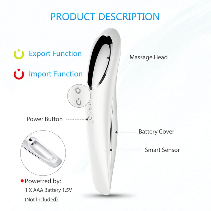 TOUCHBeauty Facial Massager,Sonic Vibration Face Massager Wrinkless Skin Care Device Deep Moisturizer Cleanser Face Skin TB-1666 - ultrsbeauty