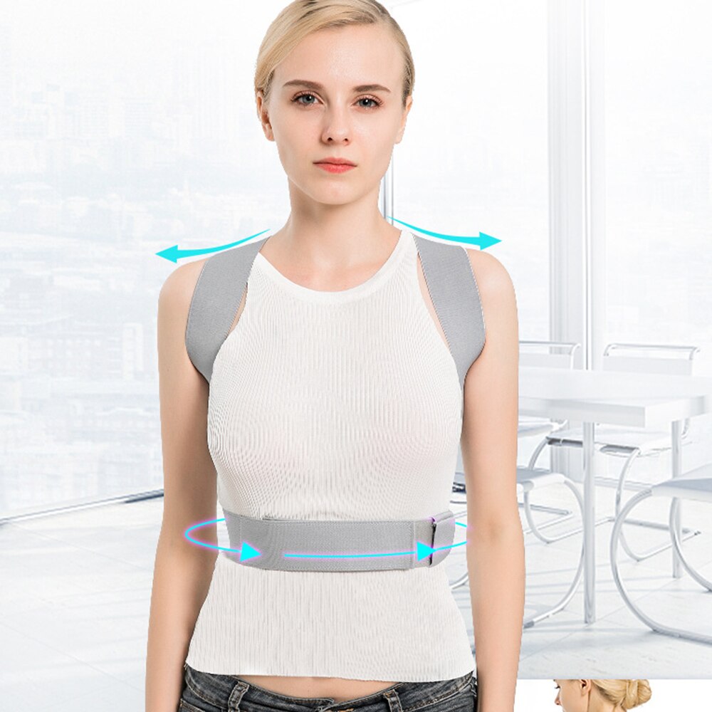 Back Posture Corrector Shoulder Lumbar Brace Spine Support Belt Adjustable Adult Corset Posture Correction Belt Body Health Care - ultrsbeauty