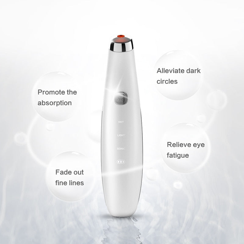 TOUCHBeauty Anti-Aging 40-Degree Anti-Aging Eye Massager with High Frequency Vibration&Red light to Eliminates Wrinkle TB-1662 - ultrsbeauty