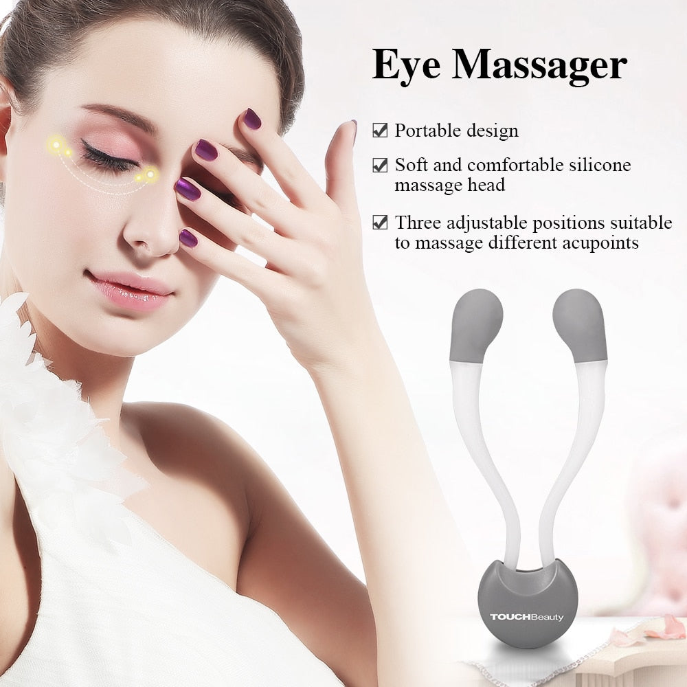 TOUCHBeauty Flexible Eye Massager,Massages, Acupoints,Relaxes the eye area&head,Made with soft and comfortable materials TB-1690 - ultrsbeauty