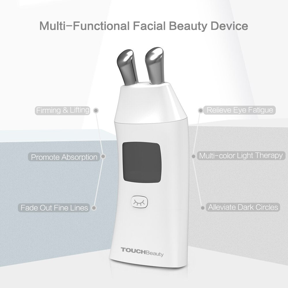 TOUCHBeauty 3-in-1 microcurrent face lift Skin Tightening Rejuvenation Spa for remove Acne, Lighten freckle facial beauty device - ultrsbeauty