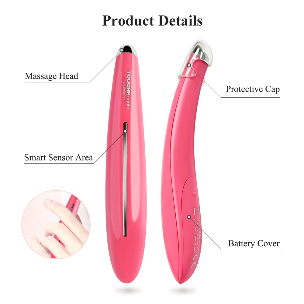 TOUCHBeauty Sonic Vibration Eye Massager, Relieves Dark Circles and Puffiness Eye & Facial Skin Care Device TB-1583 - ultrsbeauty