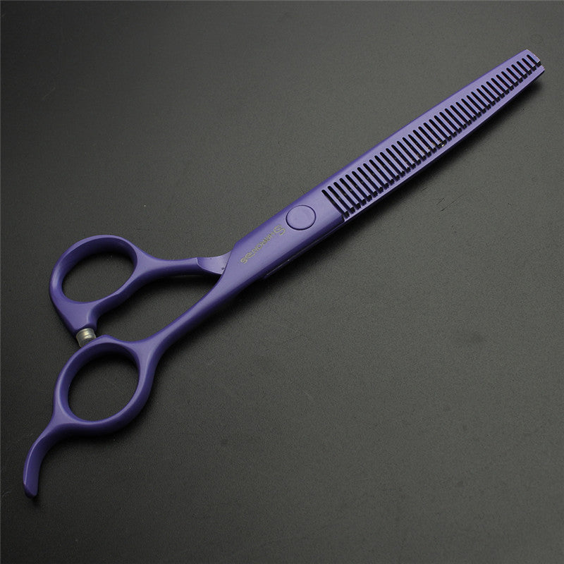 Professional hair scissors Thinning scissors 7 Inch 440C Simple Pet Scissors Cats and dogs Scissors Grooming shears tool - ultrsbeauty