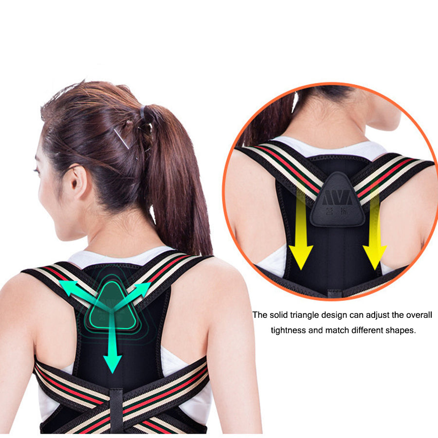 Brace Support Belt Adjustable Back Posture Corrector Clavicle Spine Back Shoulder Lumbar Posture Correction - ultrsbeauty