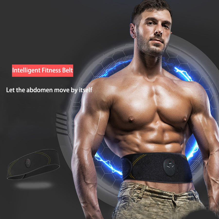 EMS Muscle Simulator Body Slimming Smart Fitness Abdomen Training Belt Electric Machine Wireless Muscle Massager Unisex - ultrsbeauty