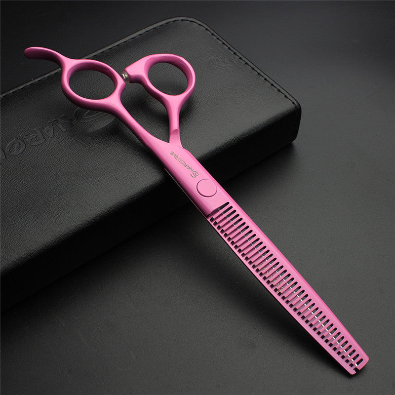 Professional hair scissors Thinning scissors 7 Inch 440C Simple Pet Scissors Cats and dogs Scissors Grooming shears tool - ultrsbeauty