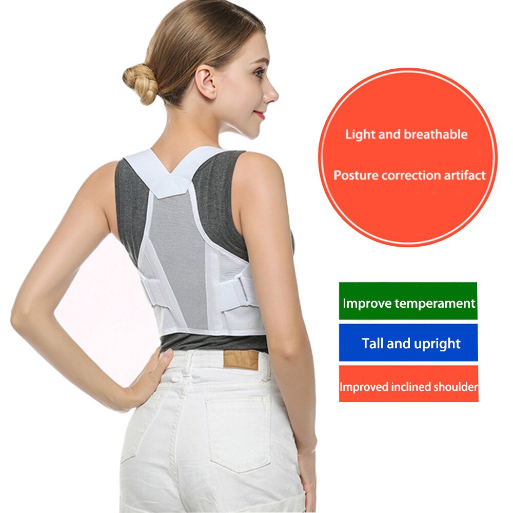 New Adjustable Sitting Posture Correction belt Anti-hunchback Strap Posture Support Corrector Back Pain Brace Belt Men Women - ultrsbeauty