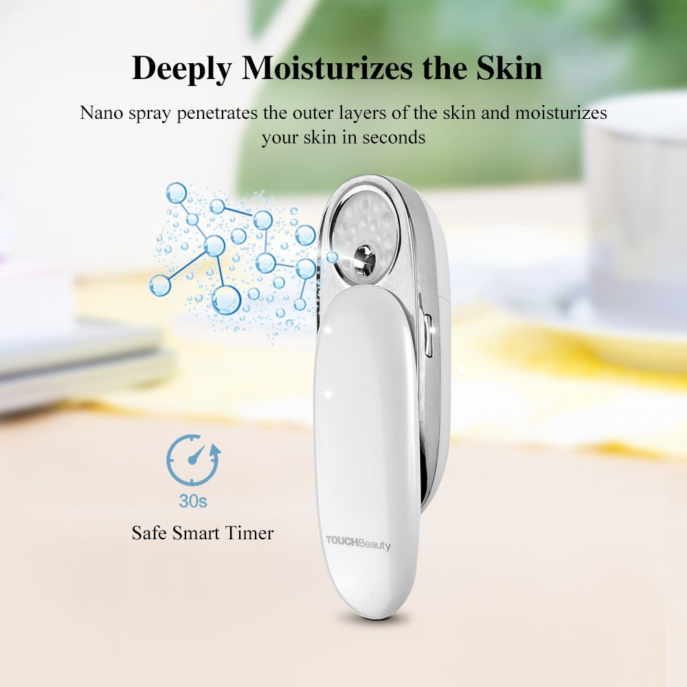 TOUCHBeauty Facial Steamer, Portable Water Mist Sprayer Light 590 Whitening Moisturizing Exfoliating beauty Skin device TB-1185 - ultrsbeauty