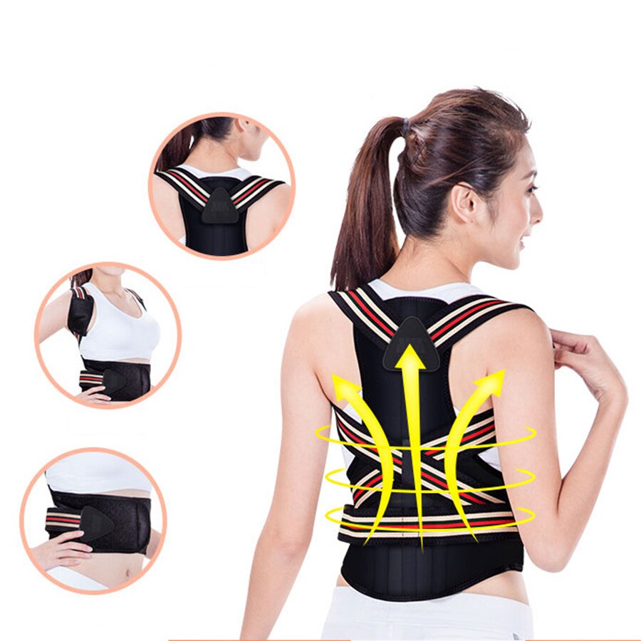 Brace Support Belt Adjustable Back Posture Corrector Clavicle Spine Back Shoulder Lumbar Posture Correction - ultrsbeauty