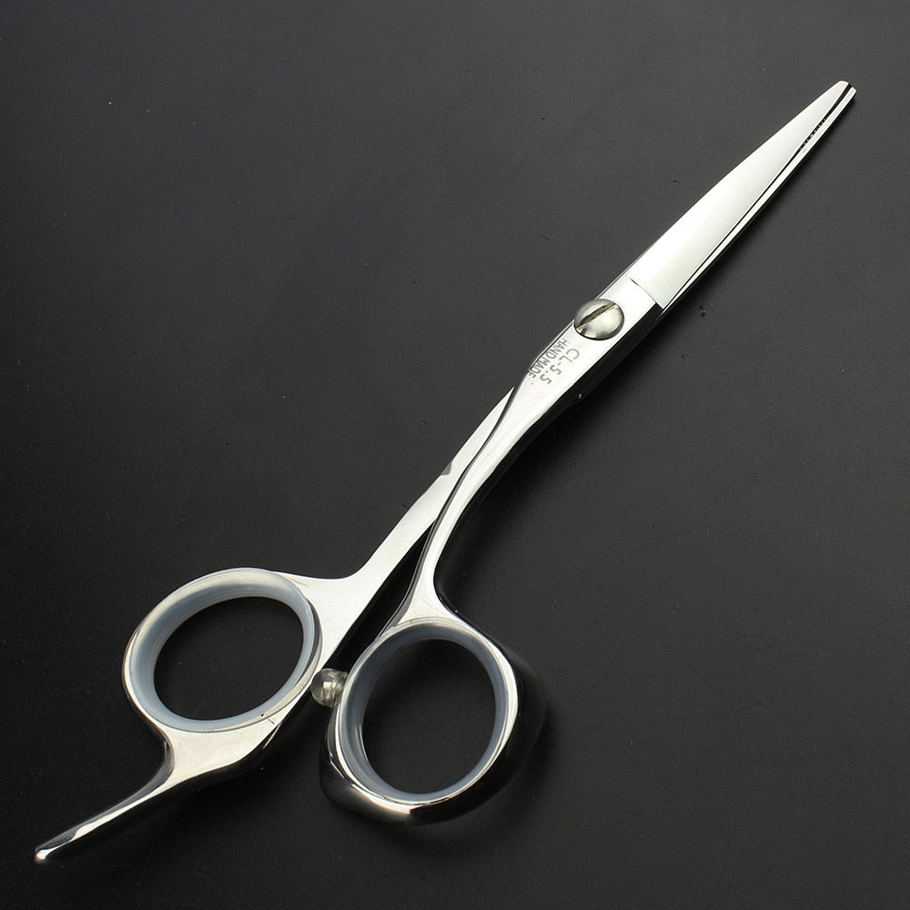 Black Silver High Hardness Japan 440c Steel 5.5/6/6.5 Inch Cutting Scissors Professional Hairdresser Scissors Hair Scissors - ultrsbeauty